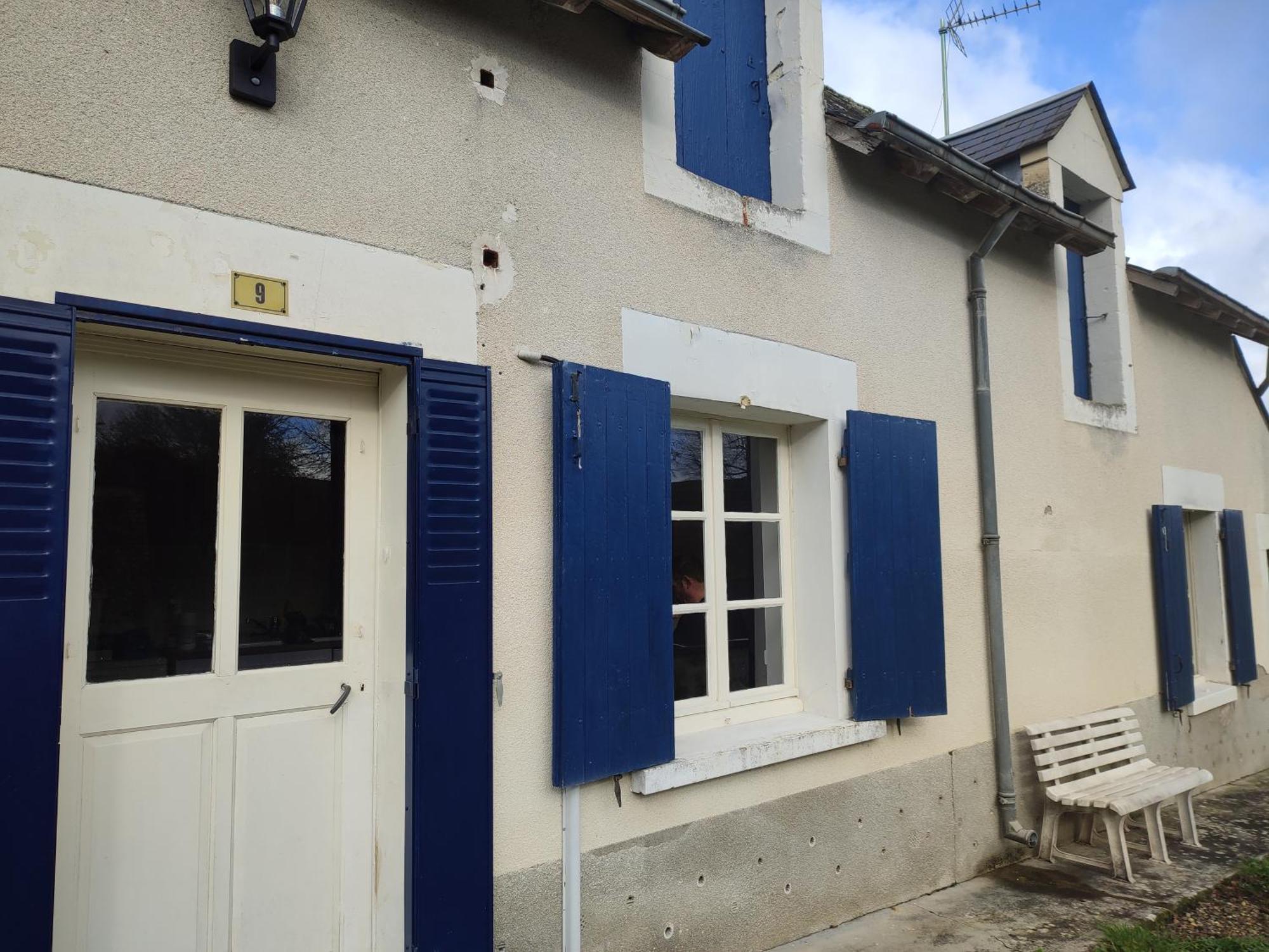 Maison Plain Pied, 2 Chambres, Longere Typique , Fraiche, Dans Bourg Avec Tous Commerces Luçay-le-Mâle المظهر الخارجي الصورة